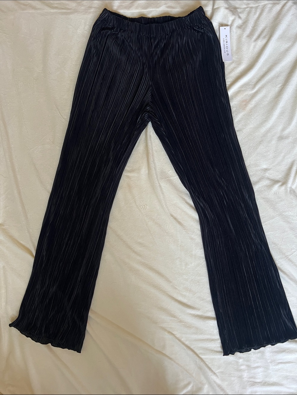 Black Pleated Bottoms
